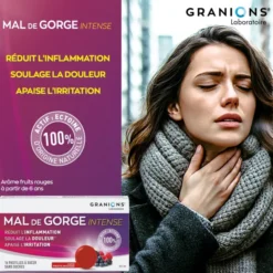 Pastilles Mal de Gorge Intense