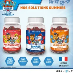 Pat Patrouille - Gummies Multivitamines - 60 Gummies - Fraise