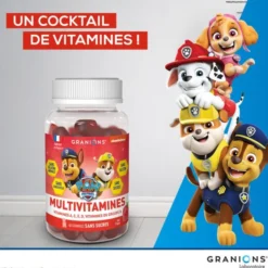 Pat Patrouille - Gummies Multivitamines - 60 Gummies - Fraise