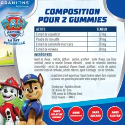 Pat Patrouille - Gummies Sommeil - 60 Gummies - Abricot