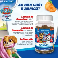 Pat Patrouille - Gummies Sommeil - 60 Gummies - Abricot
