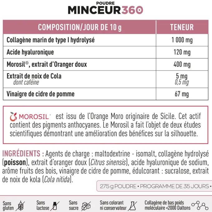 Poudre Minceur 360 - Goût Fruit des bois