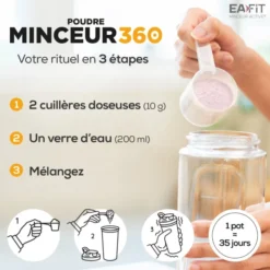 Poudre Minceur 360 - Goût Matcha Ananas
