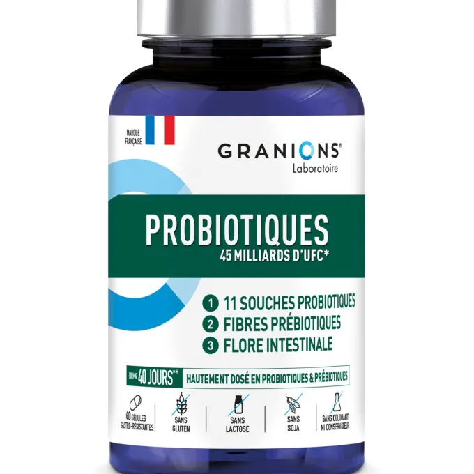 Probiotiques et Prébiotiques - 40 gélules gastro-résistantes