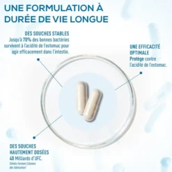 Probiotiques Flore Intestinale - 40 gélules