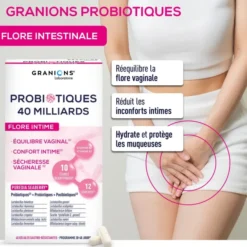 Probiotiques Flore Intime - 40 gélules