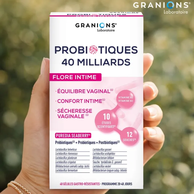 Probiotiques Flore Intime - 40 gélules