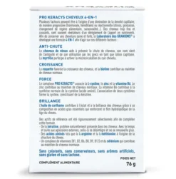 Pro Keracys Cheveux 4 en 1 - 2Mois + 1 Offert