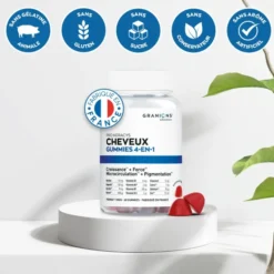 PRO KERACYS Cheveux Gummies 4-en-1