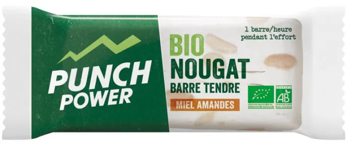 Punch Power Bionougat - Barre énergétique - Miel Amandes