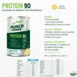 Punch Power Protein 90 - 450 g - Vanille