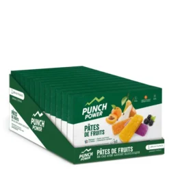 Punch Power Pâtes de Fruits Energétiques - Lot de 12 x 6 - Saveur Multifruits