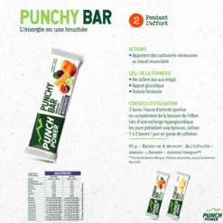 Punch Power Punchybar - Barre énergétique - Multifruits - Barre unitaire