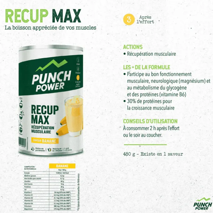 Punch Power Recup Max - Banane - 420G
