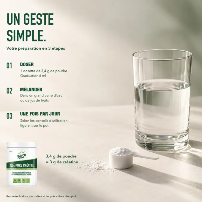 Pure Créatine – 308 g poudre