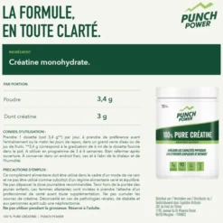Pure Créatine – 308 g poudre