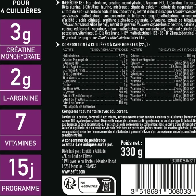 Pure Pre-Workout 330 g
