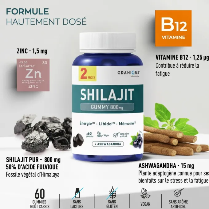 Shilajit gummies - 800mg