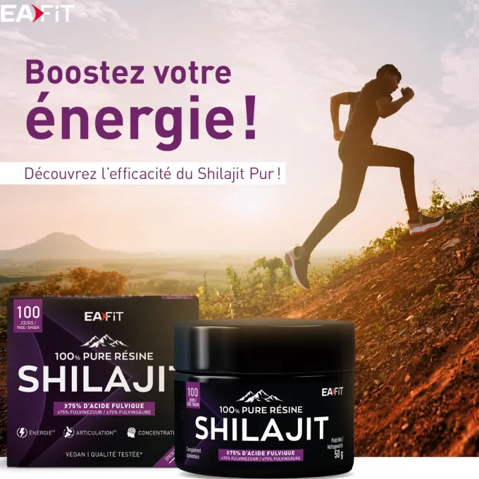 Shilajit pur en résine - 500mg