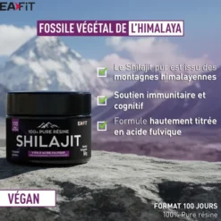 Shilajit pur en résine - 500mg