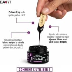 Shilajit pur en résine - 500mg