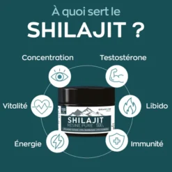 Shilajit pur en résine - 500mg