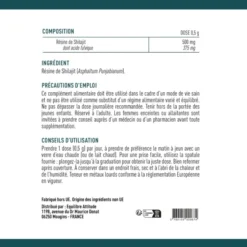Shilajit pur en résine - 500mg