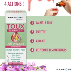 Sirop toux sèche et grasse