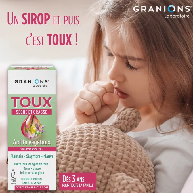 Sirop toux sèche et grasse