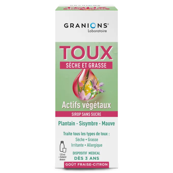 Sirop toux sèche et grasse