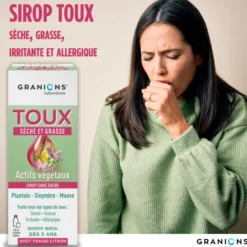 Sirop toux sèche et grasse