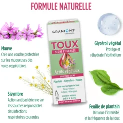 Sirop toux sèche et grasse