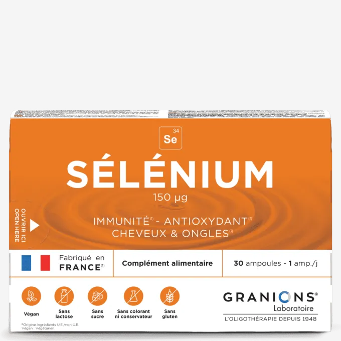 Sélénium - 30 ampoules