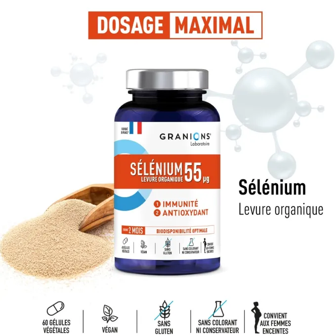 Sélénium - 60 gélules