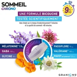 Sommeil Chrono - GABA, Mélatonine & Passiflore
