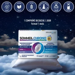 Sommeil Chrono - GABA, Mélatonine & Passiflore