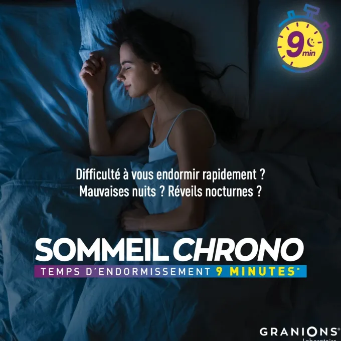 Sommeil Chrono - GABA, Mélatonine & Passiflore