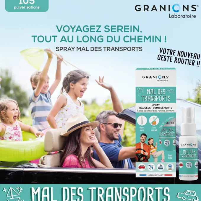 Spray mal des transports