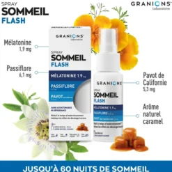 Spray mélatonine sommeil