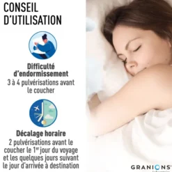 Spray mélatonine sommeil