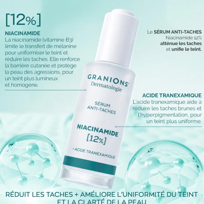 Sérum Anti-Taches – Niacinamide 12%