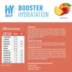 Sticks hydratation Électrolytes HYDROP - Pêche
