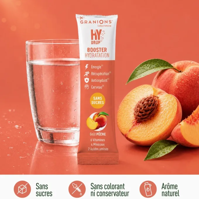 Sticks hydratation Électrolytes HYDROP - Pêche
