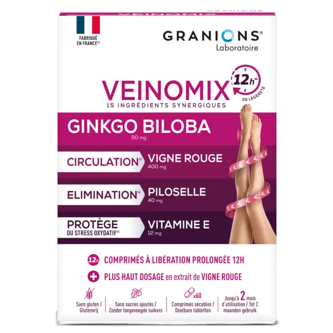 Veinomix 60 comprimés