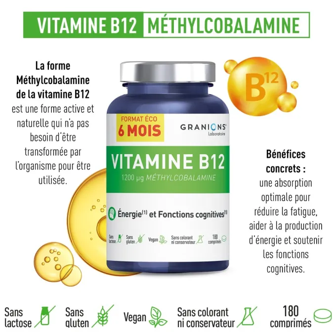 Vitamine B12 Format 6 mois