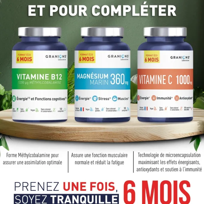 Vitamine B12 Format 6 mois