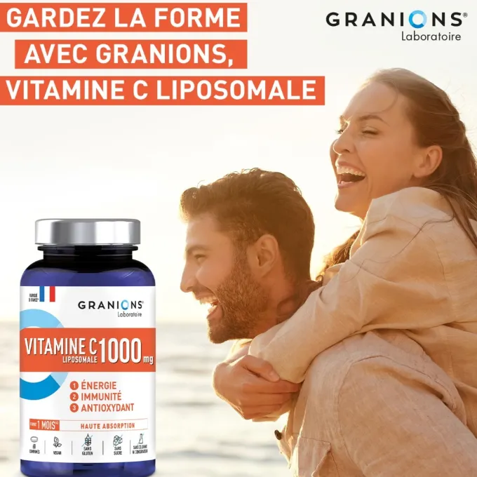 Vitamine C Liposomale 1000 mg - 60 comprimés