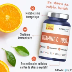 Vitamine C 1000 mg - Format éco 6 mois