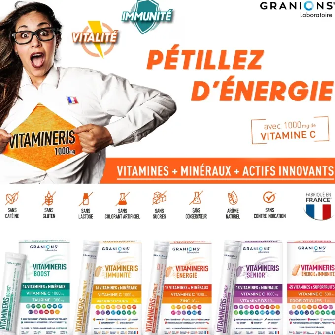 Vitamineris Energie & Immunité