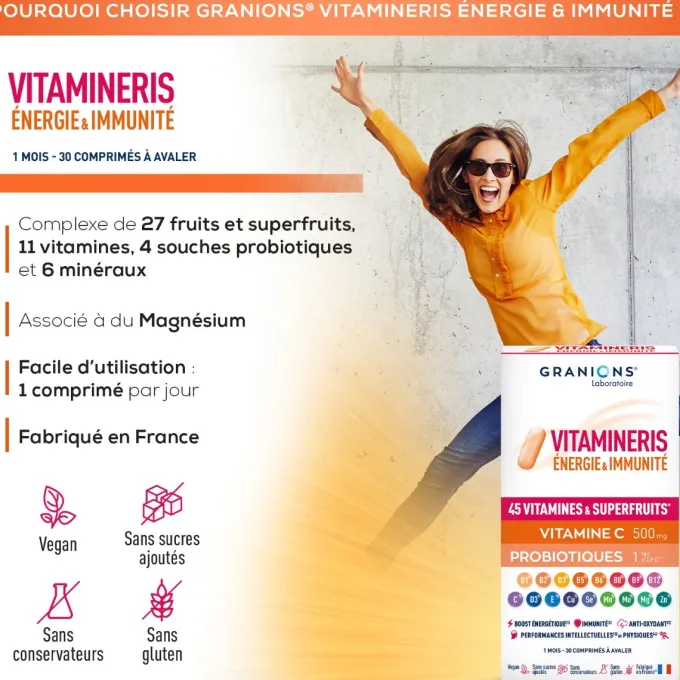 Vitamineris Energie & Immunité